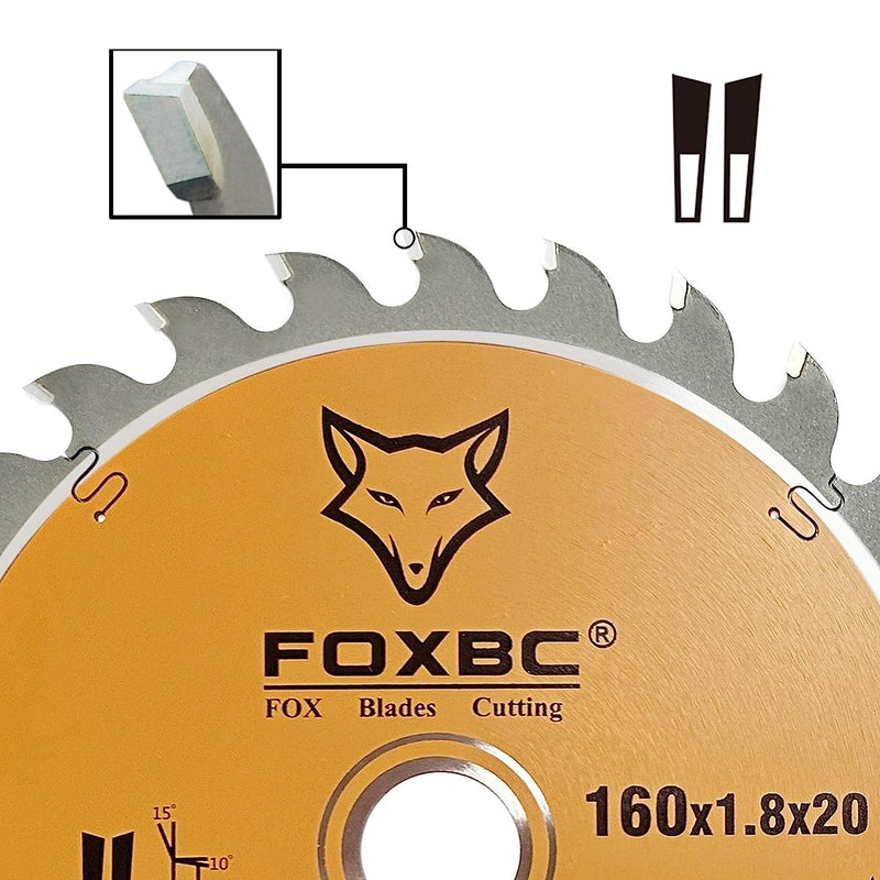 FOXBC 205560 Track Saws Blade 28 Tooth Wood Universal for Festool TS