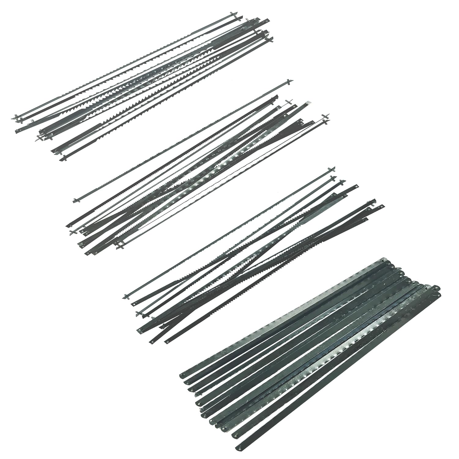 FOXBC 6-1/2 Coping Saw Blade Assortment with 10 TPI, 15 TPI, 20 TPI, 32 TPI - 48 Pack