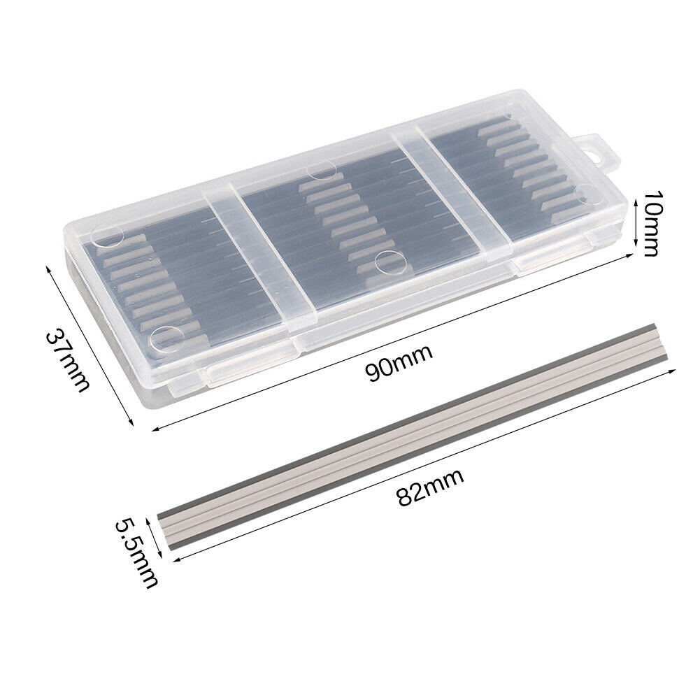 Cuchillas cepilladoras de carburo de 3-1/4" PA1202 para cepilladoras Bosch Woodrazor PL1632, PL1682, PL2632, 1594, 3365, PLH181, 53518, 53514, paquete de 10